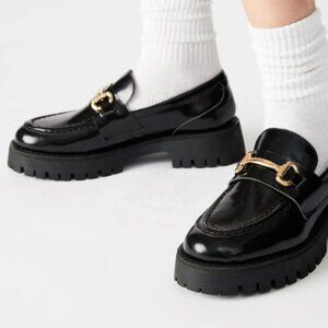 Steve Marten Lando Black Loafers